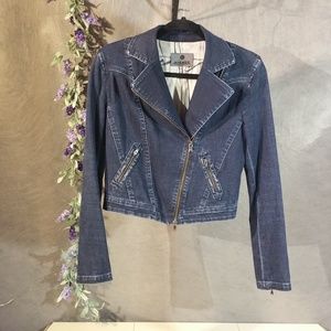AMASS Cropped Jean Jacket Size 3 Juniors